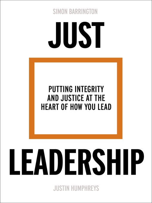 Title details for Just Leadership by Simon Barrington - Available